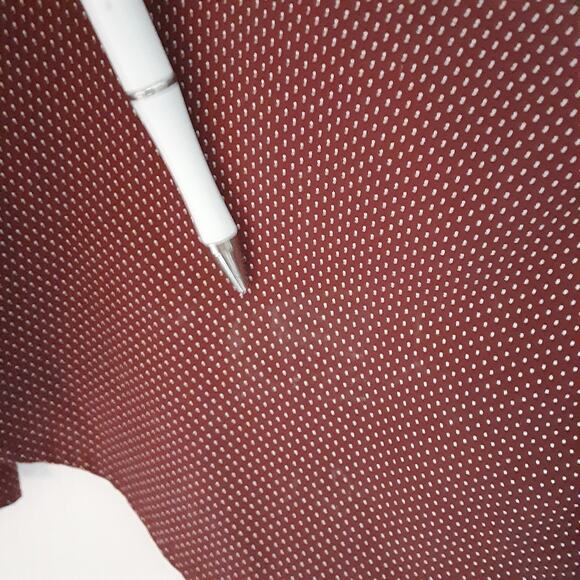 NWT Denim & Flower RS Sz M Printed Poplin Lightweight Printed Edition Maroon - Picture 3 of 10